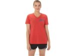 Asics 1977 Americana Mujer Cuello en V Brezo Rojo Clásico