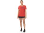 Asics 1977 Americana Mujer Cuello en V Brezo Rojo Clásico - Image 5