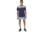 Asics 5in pantalones cortos ligeros para hombre azul acero - Image 3
