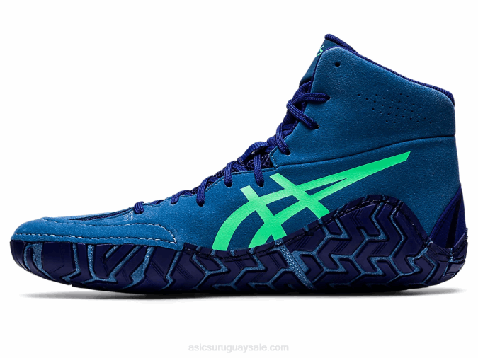 Asics Agresor 5 Zapatillas Azul Hoja Nueva Rendimiento Deportivo - Image 4