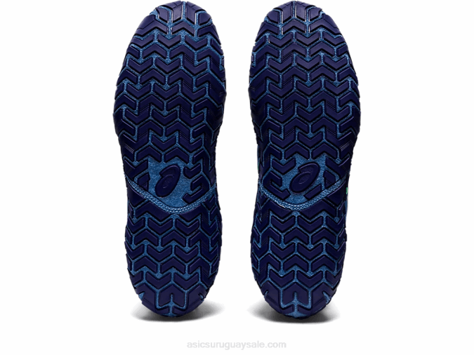 Asics Agresor 5 Zapatillas Azul Hoja Nueva Rendimiento Deportivo - Image 7