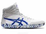 Asics Agresor 5 Zapatillas Blanco Azul Lapislázuli para Running
