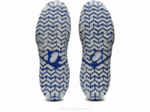 Asics Agresor 5 Zapatillas Blanco Azul Lapislázuli para Running - Image 7