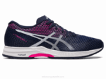 Asics alfabetización medianoche blanco calzado deportivo estiloso