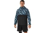 Asics Anorak Camuflaje Salvaje Hombre Azul Celeste Rendimiento