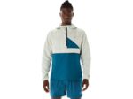 Asics Anorak Fujitrail Hombre Verde Azulado y Salvia Claro