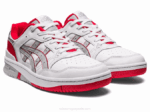 Asics blanco y rojo clásico zapatillas deportivas ex89 2LVJ149 - Image 2