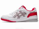 Asics blanco y rojo clásico zapatillas deportivas ex89 2LVJ149 - Image 4