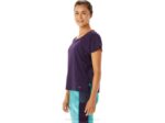 Asics blusa de manga corta con abertura lateral sombra de noche - Image 3