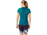 Asics blusa de manga corta cuello en v mujer terciopelo pino elegante - Image 2