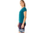 Asics blusa de manga corta cuello en v mujer terciopelo pino elegante - Image 3