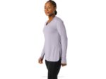 Asics Blusa Larga Jaspeada Mujer Brezo Violeta Anochecer - Image 3