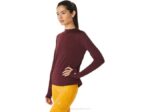 Asics blusa manga larga cuello simulado mujer color marte profundo - Image 3