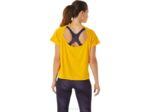 Asics blusa mujer girasol con abertura lateral y manga corta - Image 2