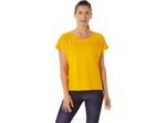 Asics blusa mujer girasol con abertura lateral y manga corta