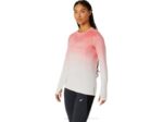 Asics blusa sin costuras de manga larga mujer crema papaya - Image 3