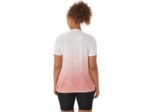 Asics blusa sin costuras manga corta mujer crema papaya actividades deportivas - Image 2