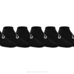 Asics calcetines invisibles rendimiento negro paquete de 6