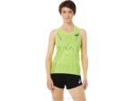 Asics camiseta actibreeze mujer peligro verde fresca y cómoda