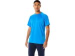 Asics camiseta activa de manga corta hombre azul eléctrico