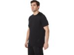Asics camiseta activa de manga corta para hombre negro rendimiento - Image 3