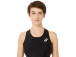 Asics camiseta con sujetador de atletismo mujer negra rendimiento - Image 4