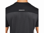 Asics camiseta corta carrera hombre gris grafito negro alto rendimiento - Image 5
