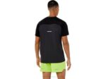 Asics camiseta corta carrera hombre negro gris grafito rendimiento - Image 2