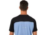 Asics camiseta corta de carrera hombre negro y azul rendimiento alto - Image 5