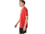 Asics camiseta corta destacada brezo rojo clásico - Image 3