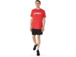 Asics camiseta corta destacada brezo rojo clásico - Image 4