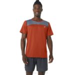 Asics camiseta corta hombre latte de especias estilo ligero