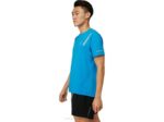 Asics camiseta corta hombre lite-show azul eléctrico rendimiento - Image 3