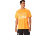 Asics camiseta corta hombre naranja impactante estilo y confort