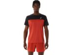 Asics camiseta corta hombre rendimiento negro latte especiado