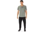 Asics camiseta corta hombre verde liquen gris piedmont - Image 4