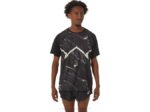 Asics camiseta corta ligera rendimiento negro verde
