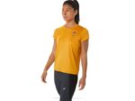 Asics camiseta corta logo fujitrail mujer arena - Image 2