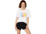 Asics camiseta corta manga blanca brillante estilo moderno