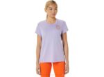 Asics camiseta corta mujer logo fujitrail color vapor