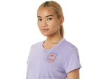 Asics camiseta corta mujer logo fujitrail color vapor - Image 4