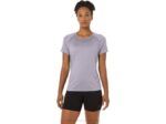 Asics camiseta corta mujer violeta anochecer estilo ligero