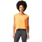Asics camiseta corta ventilada mujer durazno sol estilo y confort