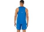 Asics camiseta de carrera masculina azul francés y lago - Image 2