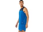 Asics camiseta de carrera masculina azul francés y lago - Image 3