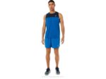 Asics camiseta de carrera masculina azul francés y lago - Image 4