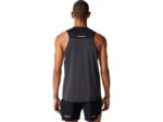 Asics camiseta de carrera masculina gris grafito negro alto rendimiento - Image 2