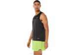 Asics camiseta de carrera masculina rendimiento negro gris grafito - Image 3