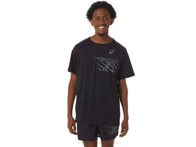 asics_camiseta_de_hombre_con_grafico_de_meta_negro.jpg Asics camiseta de hombre con gráfico de meta negro - Image 1