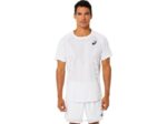 Asics camiseta de hombre manga corta blanca brillante